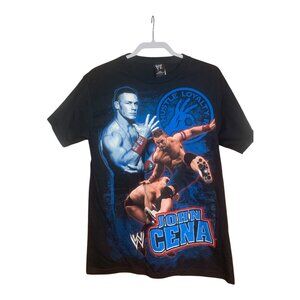 Rare Vintage 2007 WWE John Cena Hustle Loyalty Respect T Shirt Men's Medium